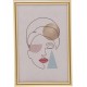 Porta 10x15cm Retrato De Plastico Dourado